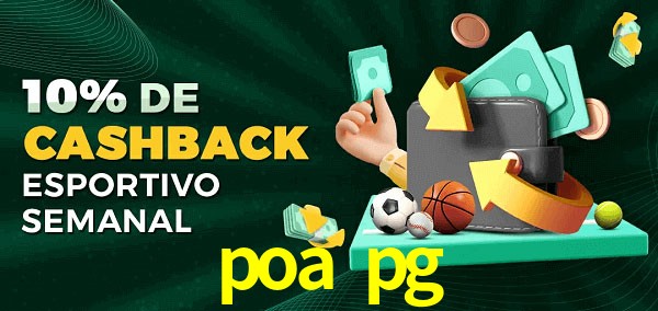10% de bônus de cashback na poa pg